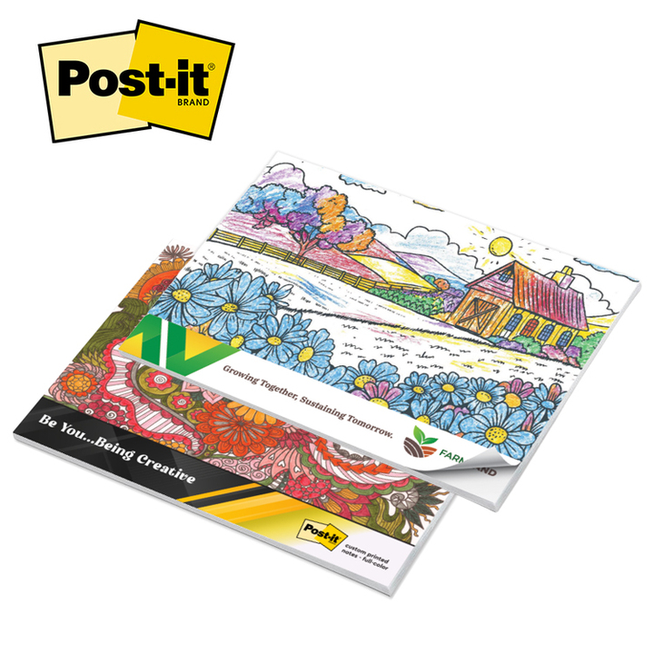Full Color Notes Program - Post-it® Custom Printed Products