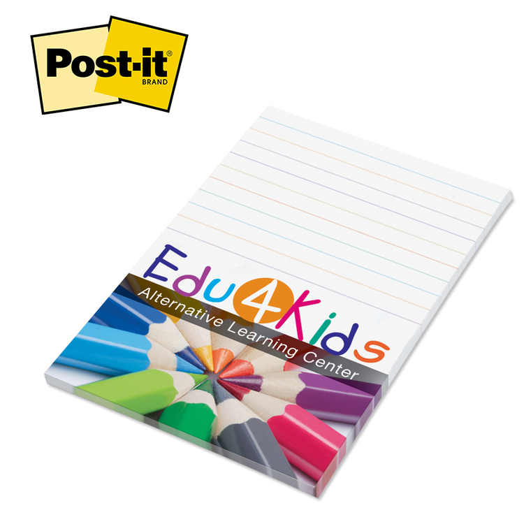 Post-it® Custom Printed Organizational Notes - 10 x 6 - Brilliant Promos  - Be Brilliant!